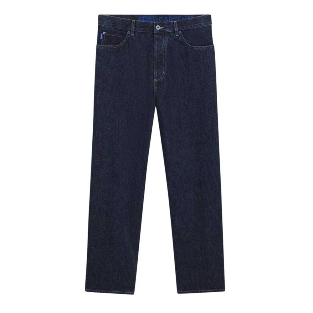Hugo Mens Denim Wide Leg Jeans / Dark Blue